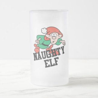 Naughty Christmas Elf mug