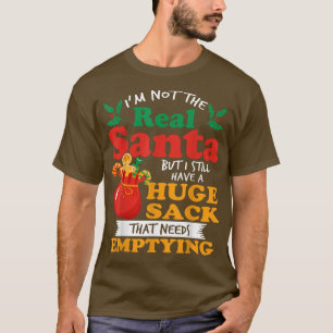 Naughty christmas for men huge package sack dirty  T-Shirt