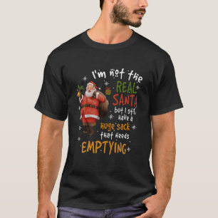 Naughty Christmas For Men Huge Package Sack Dirty T-Shirt