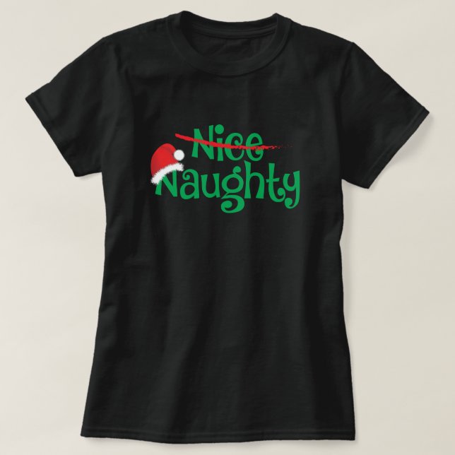 Naughty Christmas Tee (Design Front)