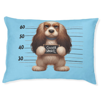 Naughty Cocker Spaniel  Pet Bed