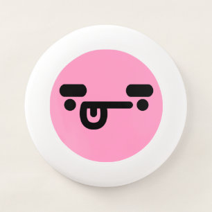 Naughty Confused Face Light Pink Wham-O Frisbee