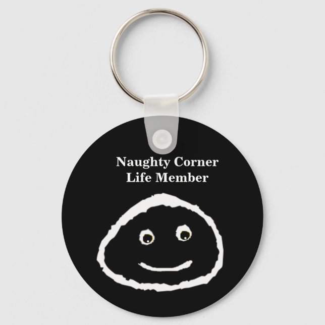 Naughty Corner - Life Member Key Chain (Front)