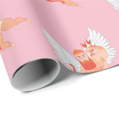 Naughty Cupid Wrapping Paper | Zazzle