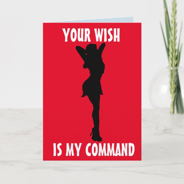 NAUGHTY 'dirty'  BIRTHDAY FOR HUSBAND HIM CARDS (Front)