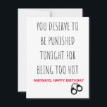 Naughty & Dirty Happy Birthday Card<br><div class="desc">If you are looking for gifts for birthday, these naughty and dirty Happy Birthday gift ideas for him and her will surely interest you. This happy birthday card with hilarious and funny messages, quotes and wishes can be a perfect birthday gift for him, for husband, for boys, for men, for...</div>