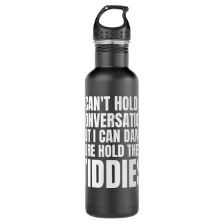 Naughty Dirty Joke Mommy Milkers Tiddies Funny Adu Stainless Steel Water Bottle