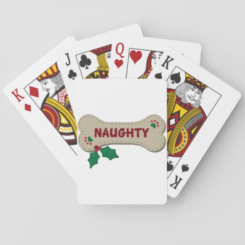 Naughty Dog Poker Cards