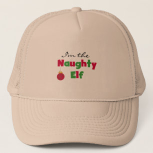 Naughty Elf T-shirts and Gifts Trucker Hat