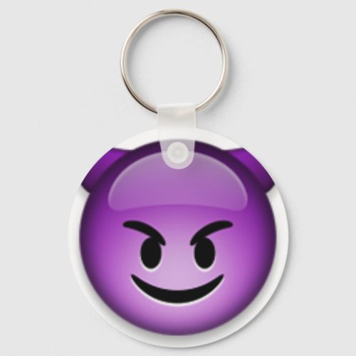 Naughty Emoji face Keychain