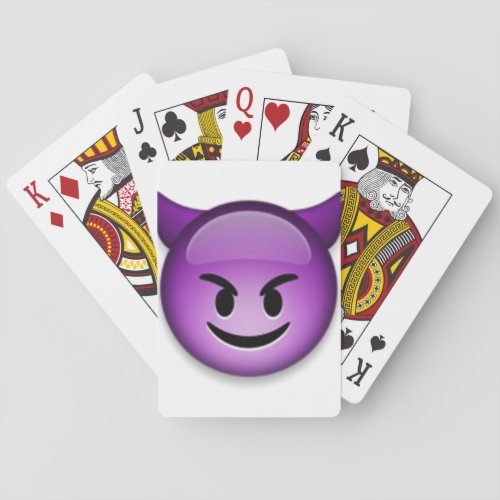 Naughty Emoji face Poker Cards