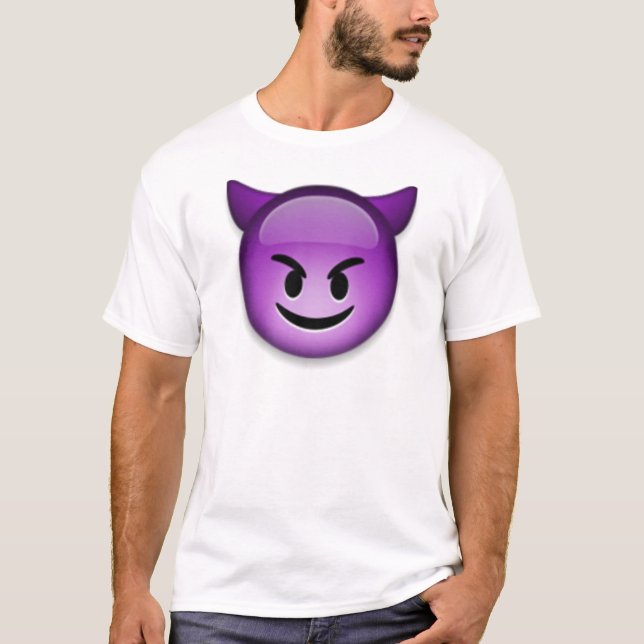 Naughty Emoji face T-Shirt (Front)