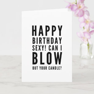 sexy birthday card