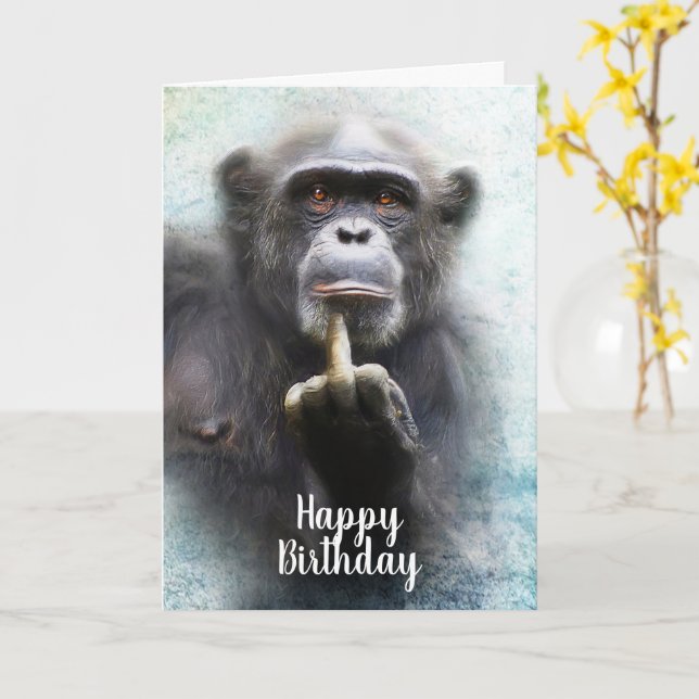 Monkey Happy Birthday For Him Funny Birthday Song Funny Monkey