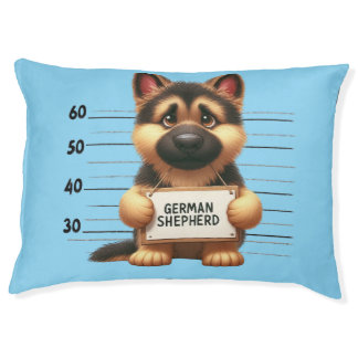 Naughty German Shepherd Pet Bed