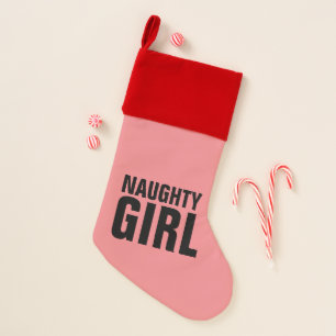 NAUGHTY GIRL CHRISTMAS STOCKINGS