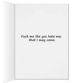 Naughty Girls Need Love Too Cards (Inside (Right))