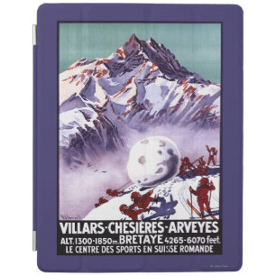 Naughty Gnomes Making Giant Snowball Poster iPad Smart Cover