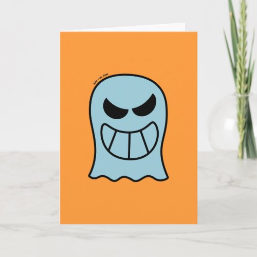 Naughty Halloween Ghost Card