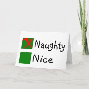 Naughty Holiday Card