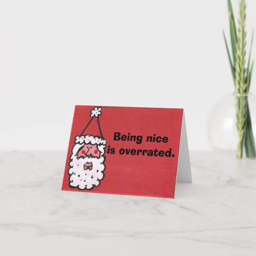 Naughty is the new nice card