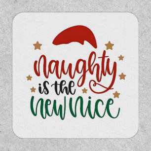 Naughty is The New Nice Funny Christmas Santa Patch