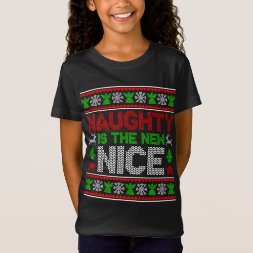 Naughty is the New Nice _ Funny Christmas Santas  T_Shirt