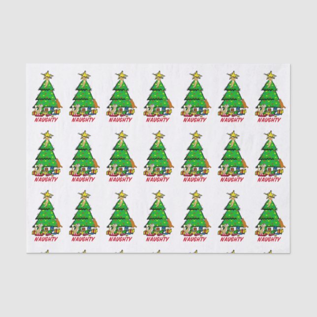 Naughty Kitties Tissue Paper (Front)