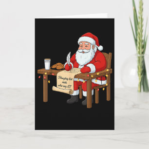Naughty List Aids Say 67 Christmas Meme Card