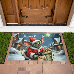 Naughty List Delivery: The Goblin Clause Chronicle Doormat