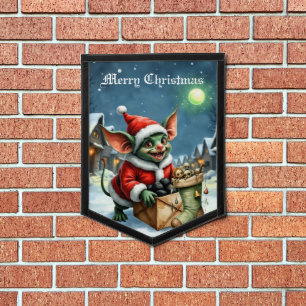 Naughty List Delivery: The Goblin Clause Chronicle Pennant
