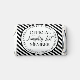 Naughty List Member Approved By Santa Christmas Hershey's Miniatures