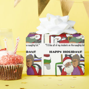 Naughty List Wrapping Paper