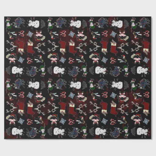 NAUGHTY LIST WRAPPING PAPER | Zazzle