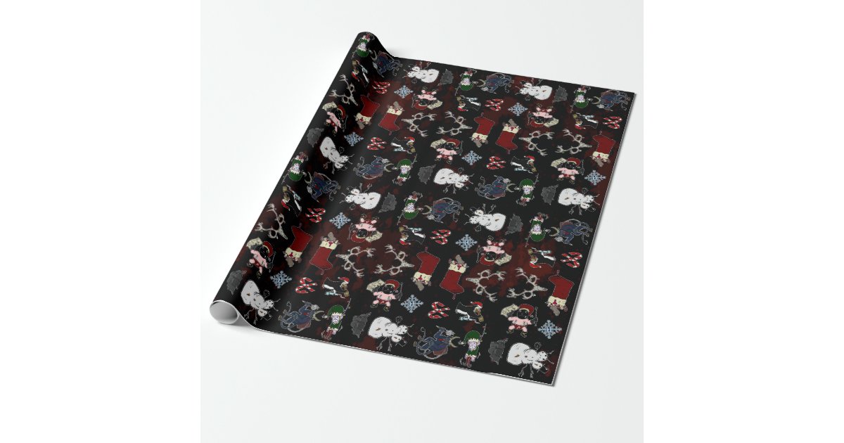 NAUGHTY LIST WRAPPING PAPER | Zazzle