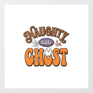 Naughty Little Ghost Vintage Halloween Shirt Desig Floor Decals
