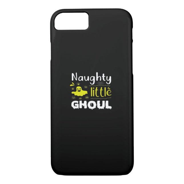 Naughty Little Ghoul Funny Halloween Design Case-Mate iPhone Case (Back)