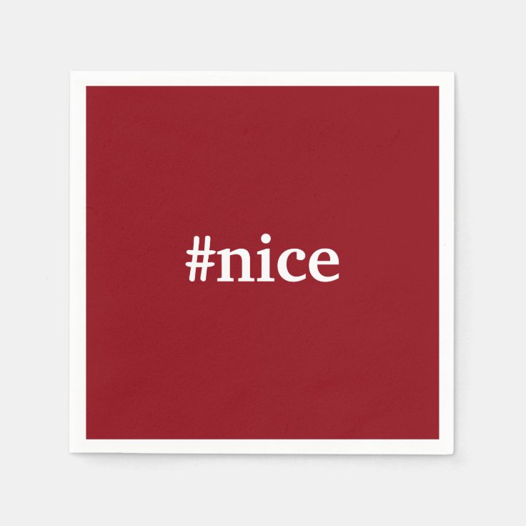 Naughty Nice Christmas Cocktail Party Napkin Zazzle
