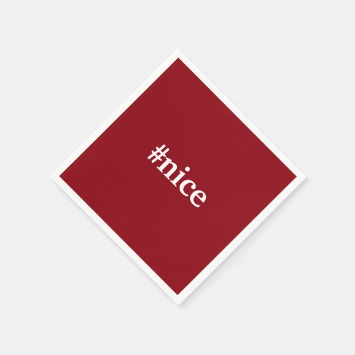 Naughty Nice Christmas Cocktail Party Napkin Zazzle