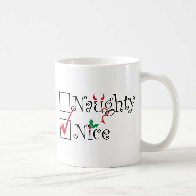 Naughty Nice Coffee Mug (Right)
