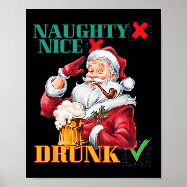 Naughty Nice Drunk  Poster (Front)