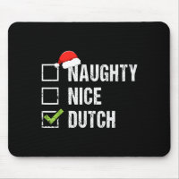 Naughty Nice Dutch Shirt Netherlands Santa Christm