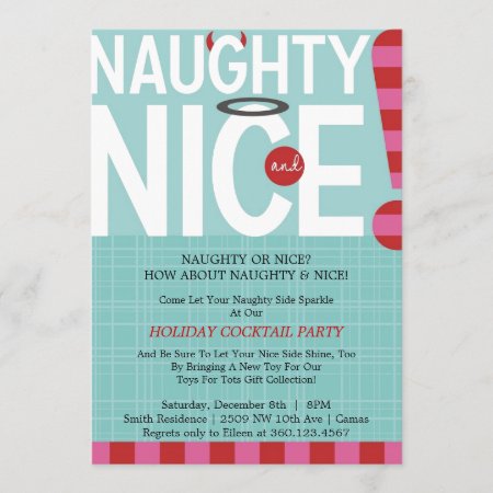 Naughty & Nice Invitation