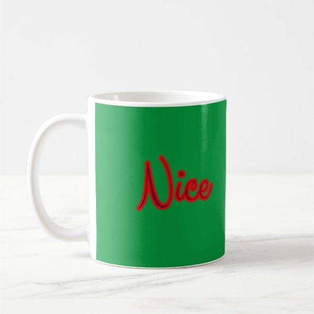 Naughty Nice Mug (Left)