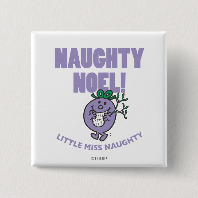 Naughty Noel! Button (Front)