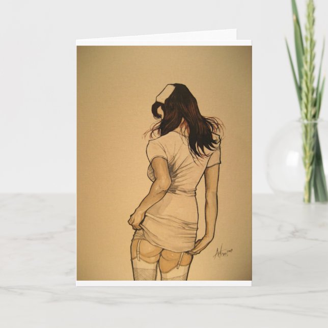Naughty Nurse Card (Front)