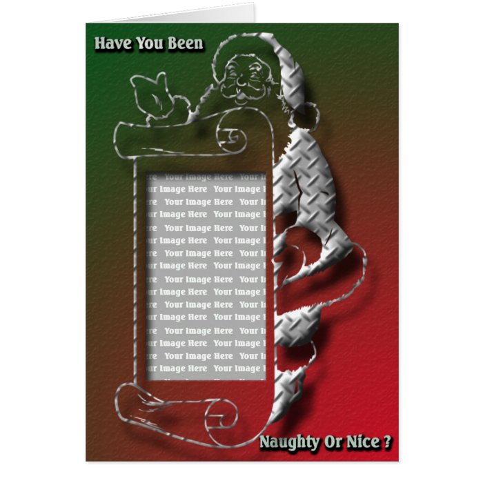 Naughty Or Nice Christmas Card