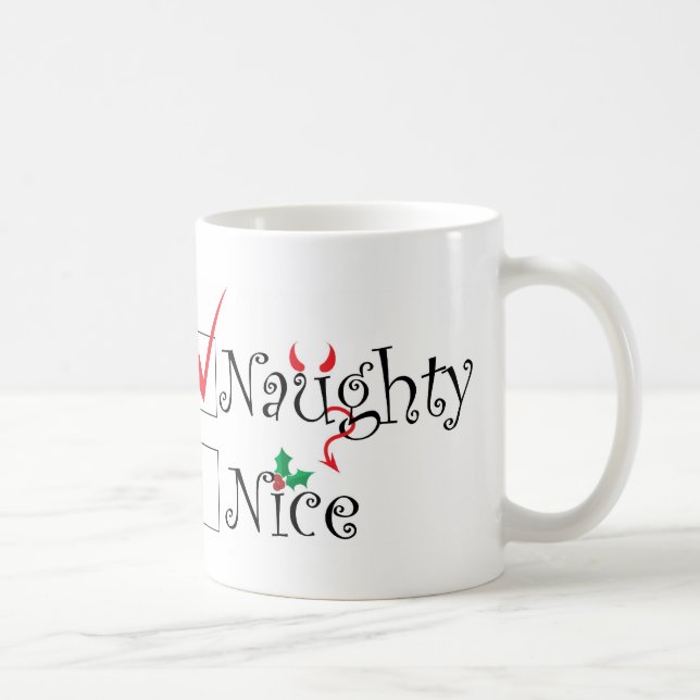 Naughty or Nice Coffee Mug (Right)