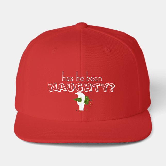 Naughty or Nice? Custom Christmas Bucket Hat (Front)