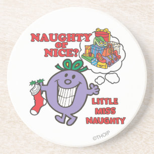 Naughty Or Nice? Drink Coaster